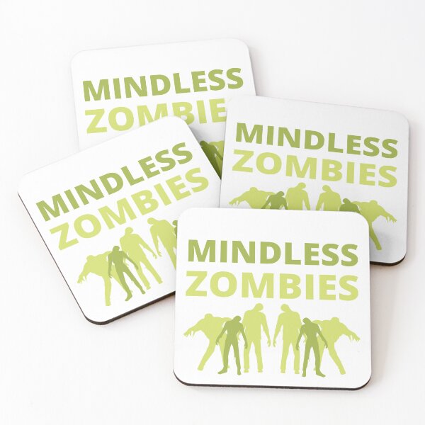 Item preview, MINDLESS ZOMBIES designed and sold by wildwhimsical.