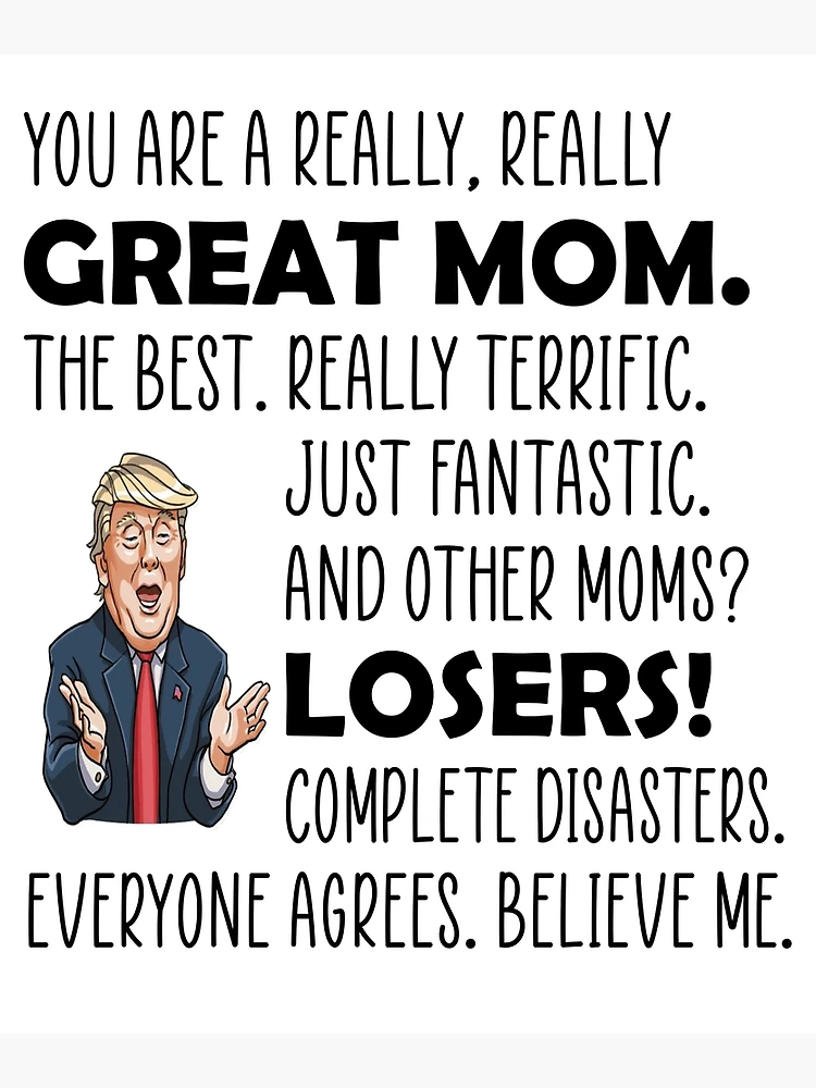 Mothers Day Gifts for Mom from Daughter Son Insulated Donald Trump Mug  Tumbler