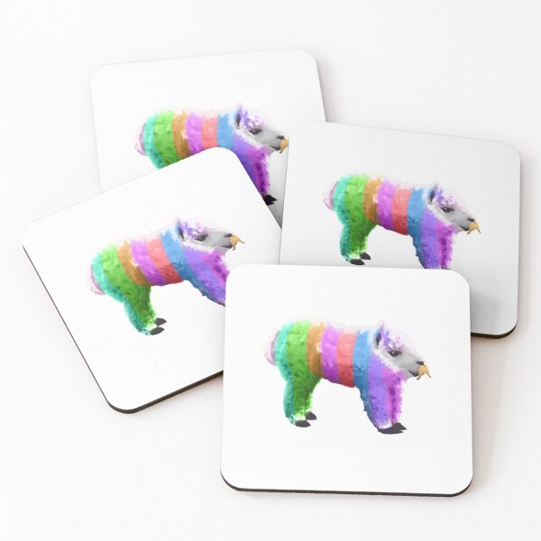 Item preview, Rainbow Neckless Sheep sticker SPECIAL EDITION designed and sold by Davide9.