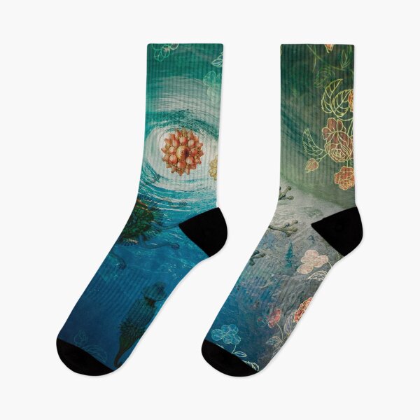 Item preview, Illustrated Ocean wave designed and sold by NeoAntique-Art.