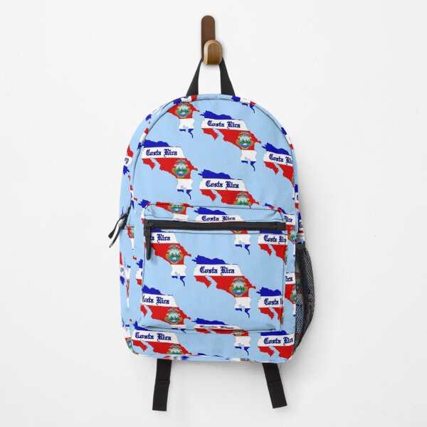Item preview, Costa Rica map & flag designed and sold by Travellerz.