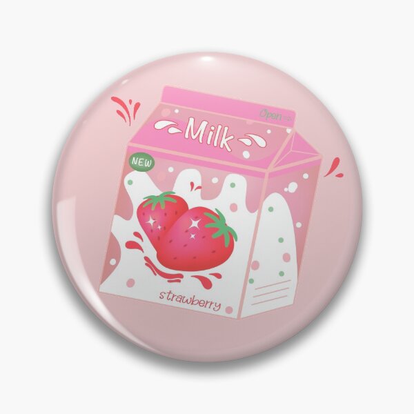 Artikelvorschau, Retro 90er Jahre Japanischer Kawaii Erdbeermilchshake-Karton entworfen und verkauft von gogo-jr.