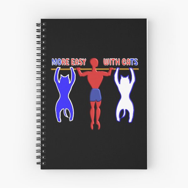 Item preview, WELCOME TO THE GYM - EASIER WITH CATS - FOR MEN WHO LOVE CALISTHENICS AND CATS designed and sold by Ralek.