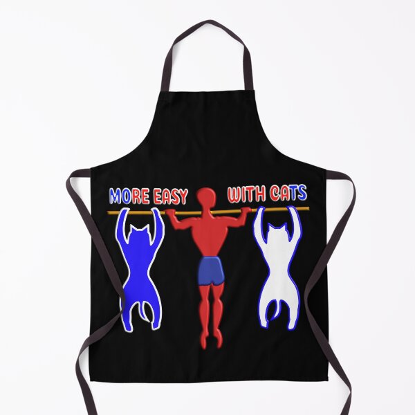 Item preview, WELCOME TO THE GYM - EASIER WITH CATS - FOR MEN WHO LOVE CALISTHENICS AND CATS designed and sold by Ralek.