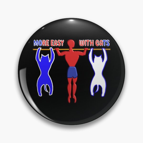 Item preview, WELCOME TO THE GYM - EASIER WITH CATS - FOR MEN WHO LOVE CALISTHENICS AND CATS designed and sold by Ralek.