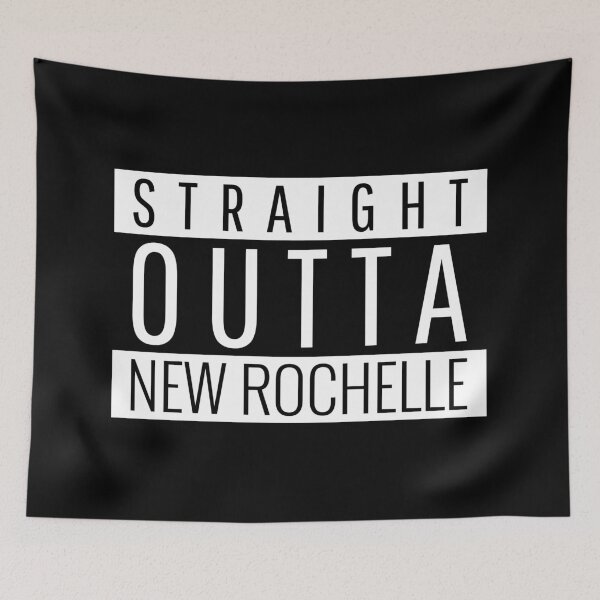 Item preview, Straight Outta New Rochelle New york designed and sold by Teelogic.