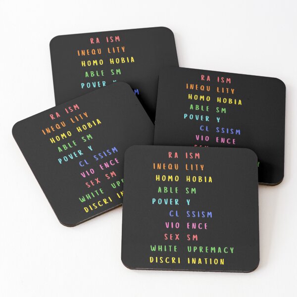 Item preview, Anti Capitalism - Cross words Stand up for Minorities Anti racism anti sexism...  designed and sold by Artwork-Station.