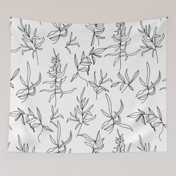 Item preview, Various linear branch of leaves. Line art. designed and sold by CoCoArt-Ua.