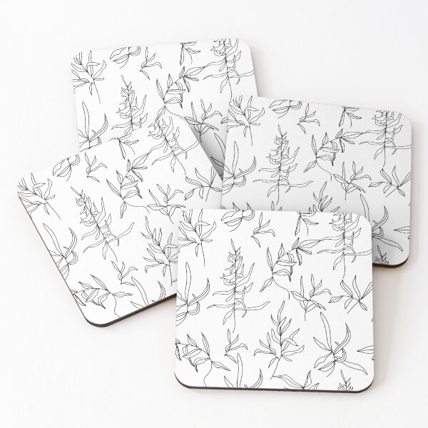 Item preview, Various linear branch of leaves. Line art. designed and sold by CoCoArt-Ua.