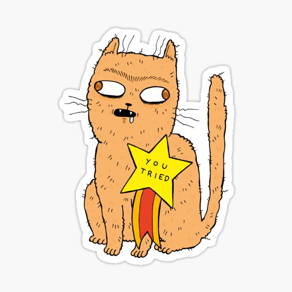 You Tried - original version Sticker