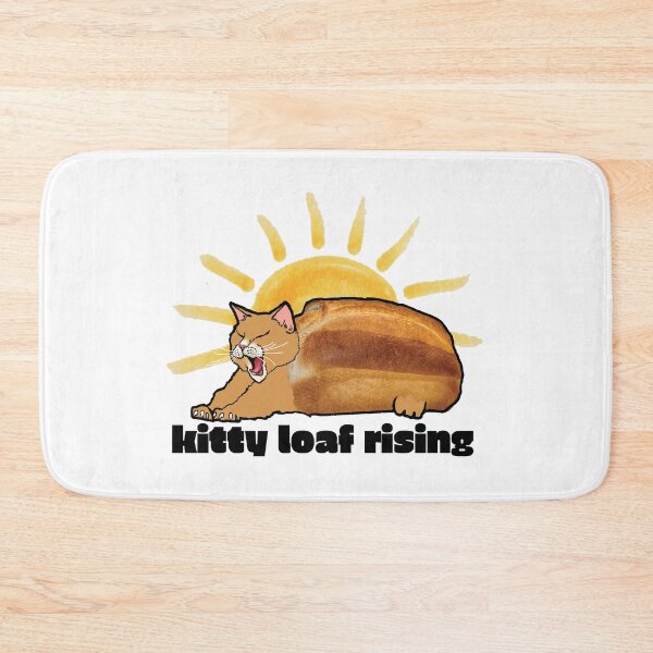 Item preview, Kitty Loaf Rising Cat Loaf Wakes Up w the Sun designed and sold by auntfluffy.