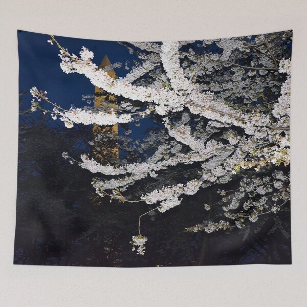 Item preview, Cherry blossoms overlooking Washington monument    designed and sold by Harsh  Malik.