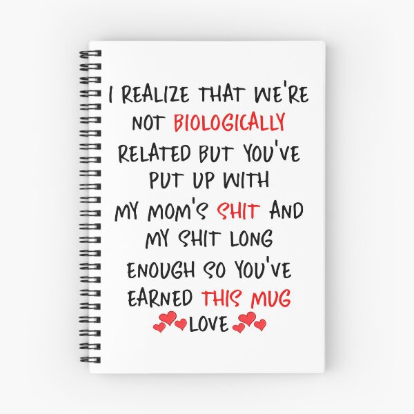 Item preview, Funny Stepdad Fathers Day Gift : I Realize That We Are Not Biologically Related designed and sold by pradeeprajput.