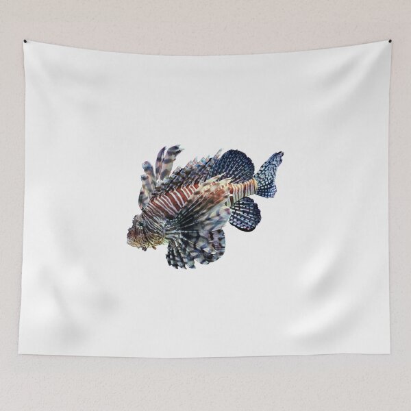 Item preview, lionfish- Pterois  designed and sold by kawrdesigns.