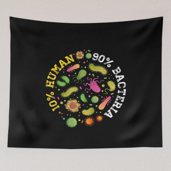 Item preview, 10 Human 90 Bacteria Microbiology designed and sold by MooonTees.
