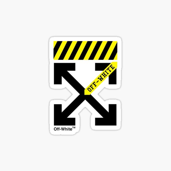 yellow 12 11 line Sticker