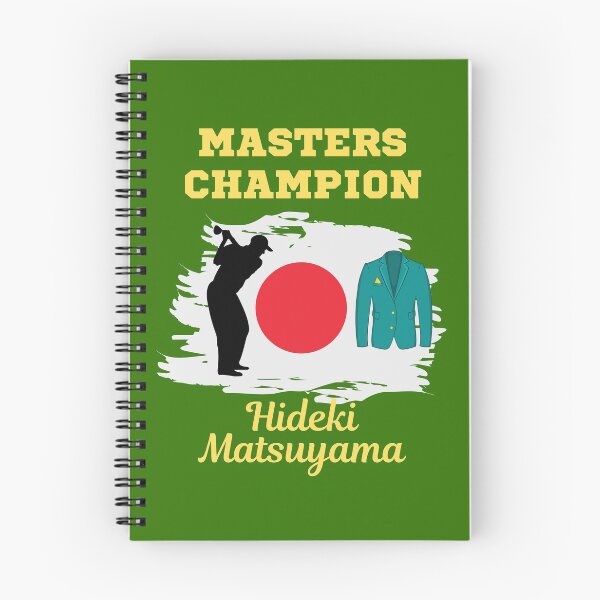 Item preview, Masters Champion 2021 Hideki Matsuyama  designed and sold by WoodburyLake.