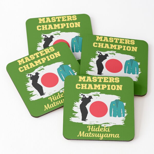 Item preview, Masters Champion 2021 Hideki Matsuyama  designed and sold by WoodburyLake.