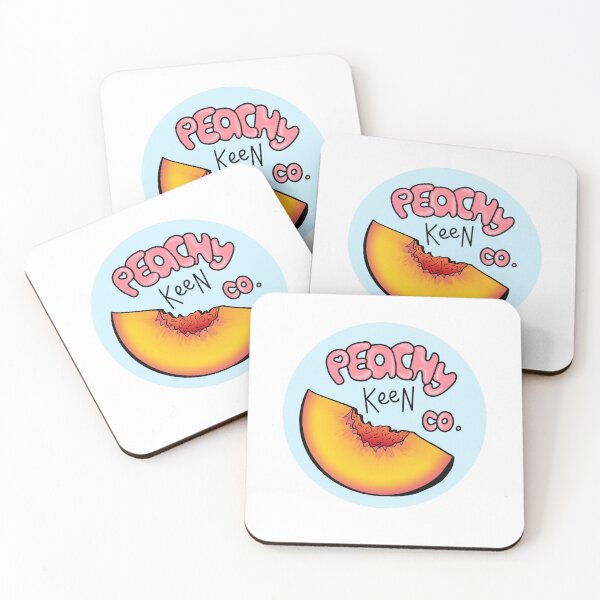 Item preview, Peachy Keen Sticker designed and sold by peachykeen-co.