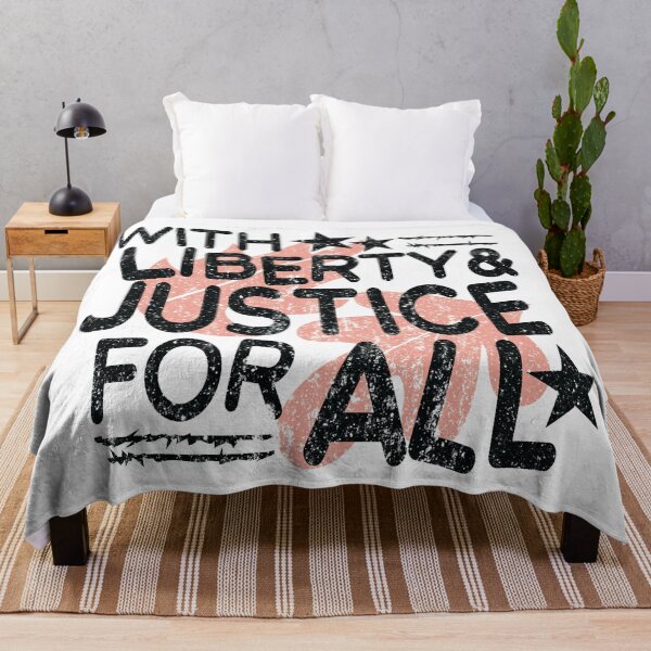 Item preview, with liberty and justice for all designed and sold by GalaxyStoreDZ.