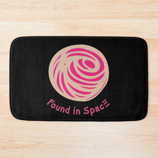 Item preview, Found in Space swirly planet icon, pink and gold on black designed and sold by Susan Marie Williams.