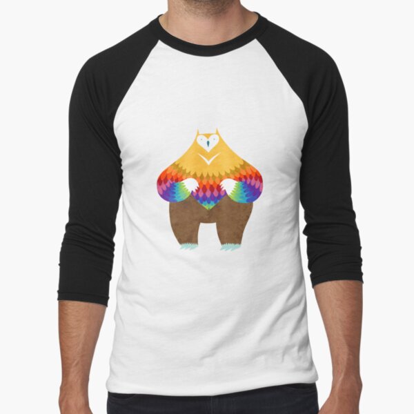 OwlBear Baseball ¾ Sleeve T-Shirt