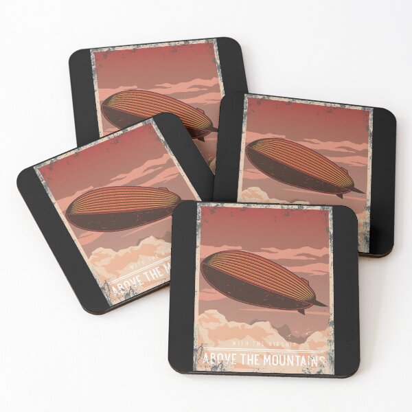 Item preview, Airship Flying Above The Clouds Travel Vintage designed and sold by sbachstroem.