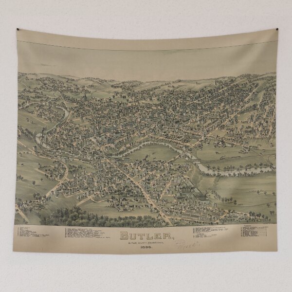 Item preview, Butler, Pennsylvania (1896) designed and sold by allhistory.
