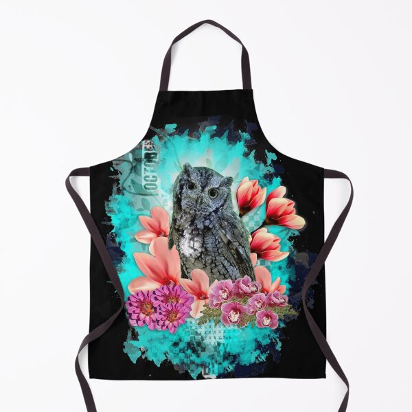 Item preview, Owl with flowers. designed and sold by koalas1414.