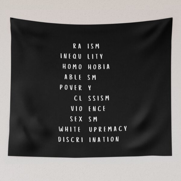 Item preview, Anti Capitalism - Cross words Pro Equality Gender Queer Pride Anti racism... designed and sold by Artwork-Station.