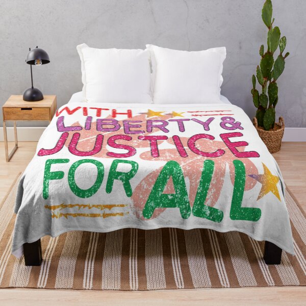 Item preview, with liberty and justice for all designed and sold by GalaxyStoreDZ.