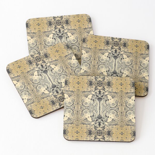 Item preview, art nouveau woman pattern designed and sold by Petitelulu.