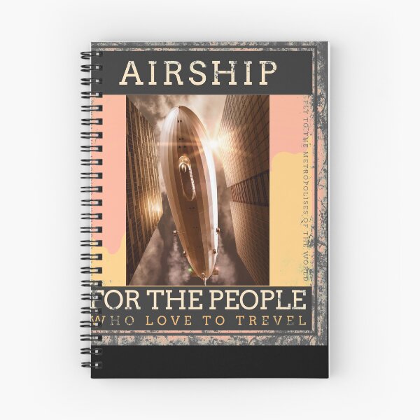 Item preview, Airship Flying Over The Clouds Traveling Vintage designed and sold by sbachstroem.