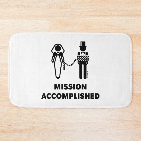 Item preview, Mission Accomplished – On A Leash / Lead! (Bride / Hen Party / Black) designed and sold by MrFaulbaum.