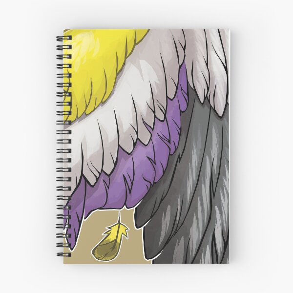 Item preview, Nonbinary Pride Owl Wings designed and sold by StillWinter.