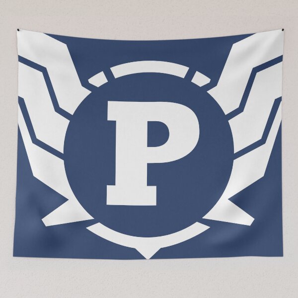 Item preview, Superhero Letter P. Power of Wings designed and sold by mgulin.