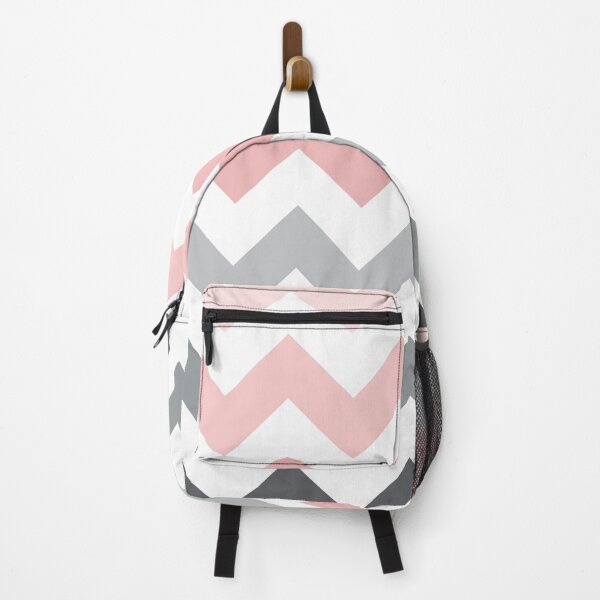 Item preview, ballet pink white and gray ombre chevron designed and sold by Feeling Artsy.