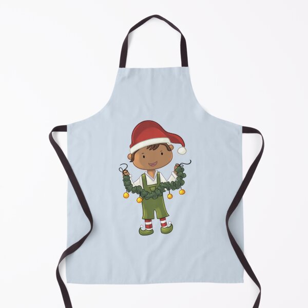 Item preview, Boy Elf With Garland designed and sold by ReverieTees96.