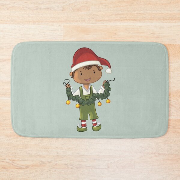 Item preview, Boy Elf With Garland designed and sold by ReverieTees96.