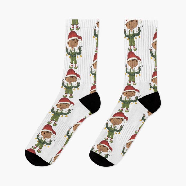 Item preview, Boy Elf With Garland designed and sold by ReverieTees96.