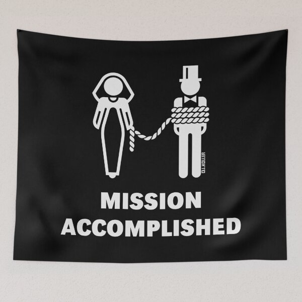 Item preview, Mission Accomplished – On A Leash / Lead! (Bride / Hen Party / White) designed and sold by MrFaulbaum.