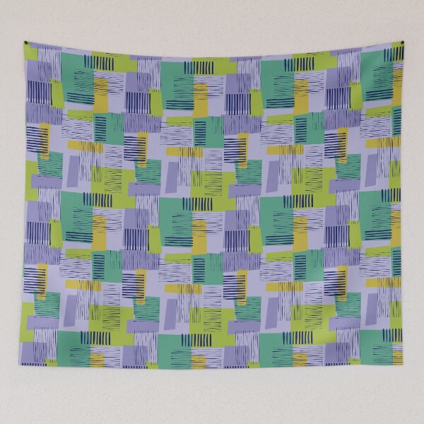 Item preview, Rustic patchwork  in green designed and sold by GingerBest.