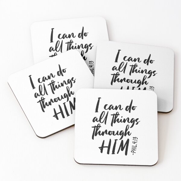 Item preview, Phil 4:13 I Can Do All Things Black designed and sold by amazingjoy.