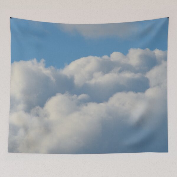 Item preview, gentle fluffy clouds over the sky designed and sold by moonaliara.