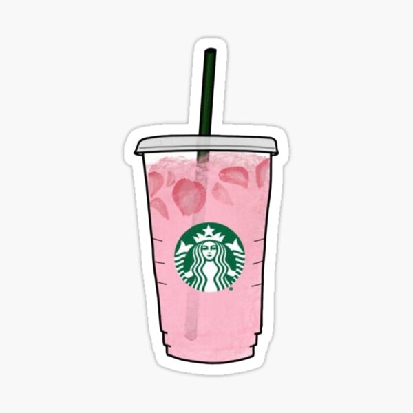 Vsco Starbucks iced drinks sticker pack  Sticker for Sale by