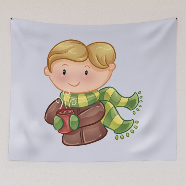 Item preview, Hot Cocoa Boy Holding  designed and sold by ReverieTees96.