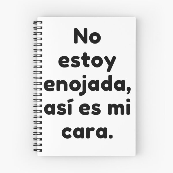 Item preview, No estoy enojada, así es mi cara designed and sold by antonioma.