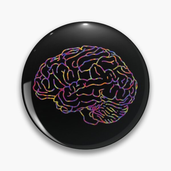 Item preview, Colourful brain designed and sold by Pickle-Lily.