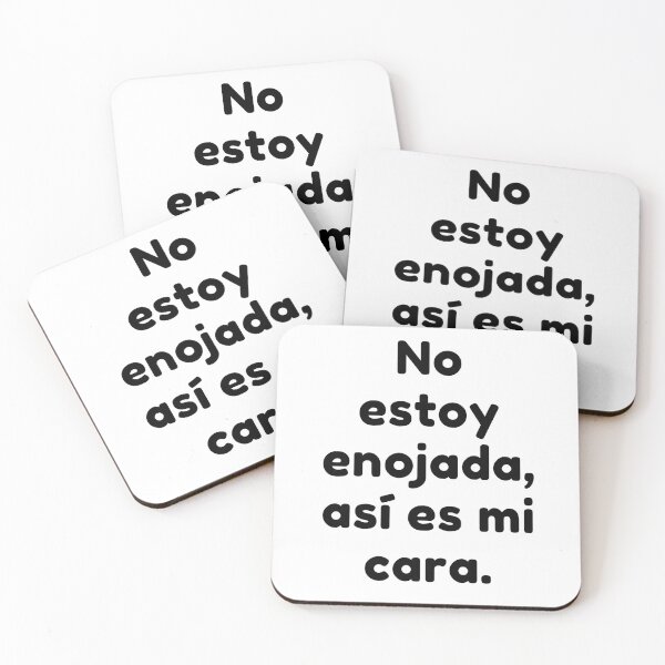 Item preview, No estoy enojada, así es mi cara designed and sold by antonioma.