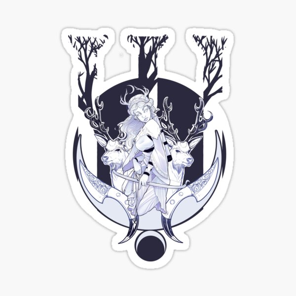 Artemis. Guardian of the Wilderness Sticker